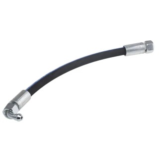 RS PRO 262mm Synthetic Rubber Hydraulic Hose Assembly, 215 bar Maximum Operating Pressure 110-2203