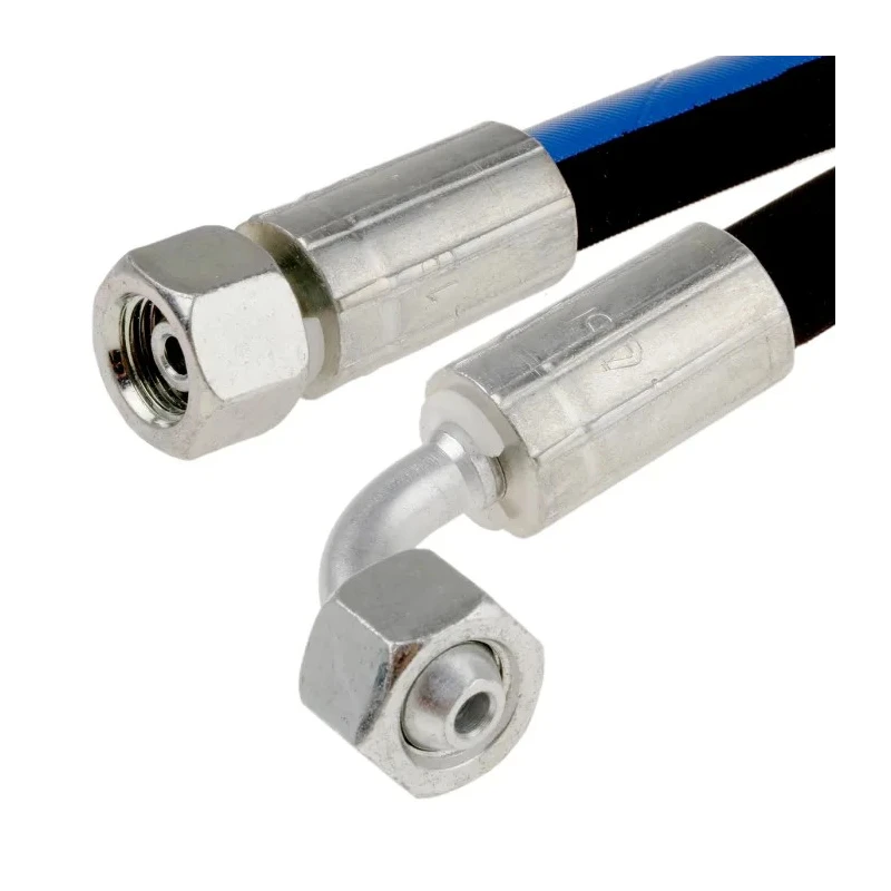 RS PRO Hydraulic Hose Assembly 362mm Length Synthetic Rubber 400 bar Max Pressure 110-2204