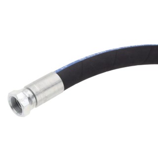 RS PRO Synthetic Rubber Hydraulic Hose Assembly 1.15m Length 215 bar Max Pressure Female Threaded Connectors 3/4 in 110-2023