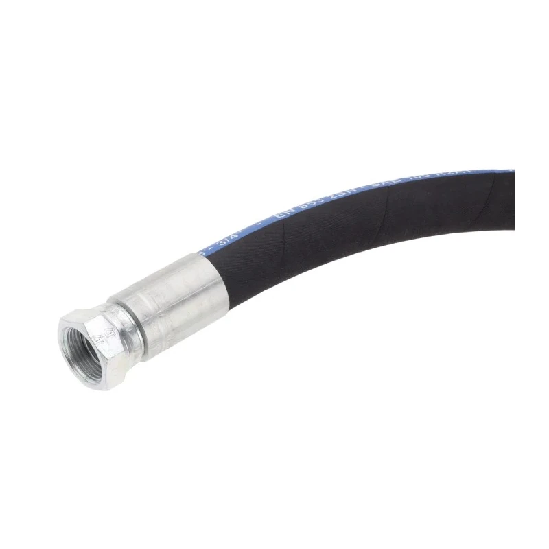RS PRO Synthetic Rubber Hydraulic Hose Assembly 1.15m Length 215 bar Max Pressure Female Threaded Connectors 3/4 in 110-2023
