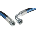 RS PRO 754mm Synthetic Rubber Hydraulic Hose Assembly, 215 bar Max Pressure 110-2237