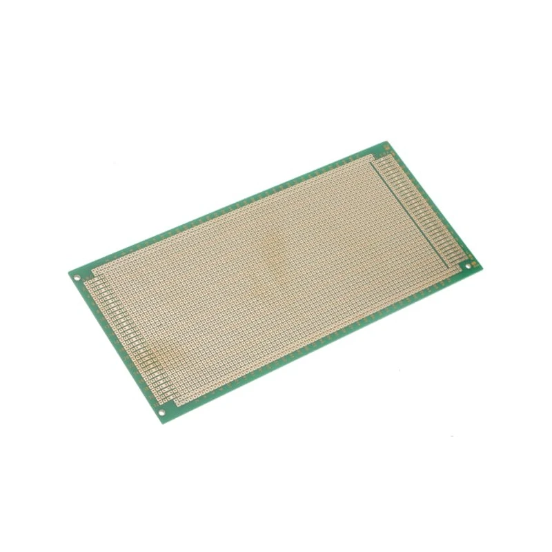 RS PRO 2 Matrix Board FR4 with Square Pad 1.02 mm Holes, 2.54 mm Pitch, 220 mm Length, 100 mm Width 110-2494