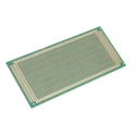 RS PRO 2 Matrix Board FR4 with Square Pad 1.02 mm Holes, 2.54 mm Pitch, 220 mm Length, 100 mm Width 110-2494