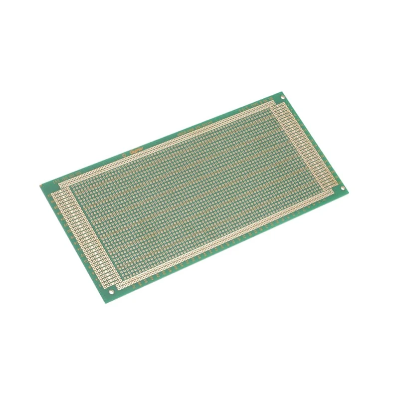 RS PRO 2 Matrix Board FR4 with Square Pad 1.02 mm Holes, 2.54 mm Pitch, 220 mm Length, 100 mm Width 110-2494