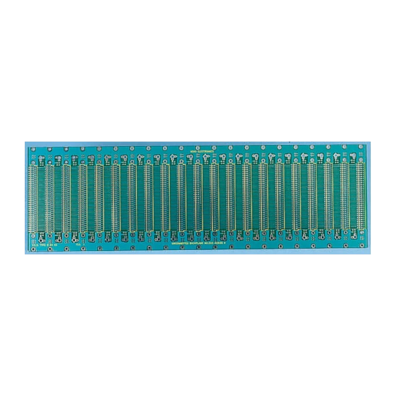 Vero Technologies 96 Way Eurocard Backplane Epoxy Glass Fabric Laminate 2 Sides 25.3 HP Horizontal Pitch 20.32 mm 222-63630