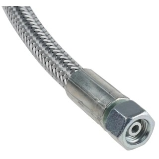 RS PRO 500mm Galvanised Steel Wire Hydraulic Hose Assembly, 190 bar Max Pressure 110-2243