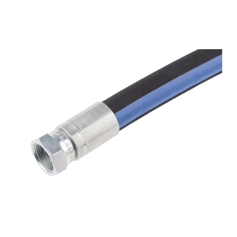 RS PRO Hydraulic Hose Assembly 454mm Length Synthetic Rubber, Steel Reinforced, 215 bar Max Pressure 110-2235