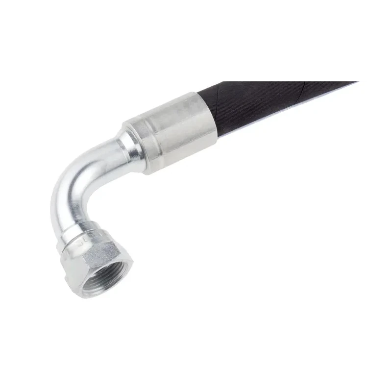 RS PRO Hydraulic Hose Assembly 454mm Length Synthetic Rubber, Steel Reinforced, 215 bar Max Pressure 110-2235