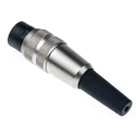 binder Circular Connector 4 Contacts Cable Mount M16 Plug Male IP40 680 Series 09-0309-00-04