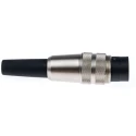 binder Circular Connector 4 Contacts Cable Mount M16 Plug Male IP40 680 Series 09-0309-00-04