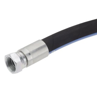 RS PRO 1.95m Synthetic Rubber Hydraulic Hose Assembly, 215 bar Max Pressure 110-2240