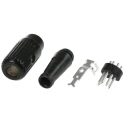 RS PRO 5 Pole Straight Standard DIN Plug, DIN 41524, 2A, 34 V AC/DC, Cable Male 110-2810
