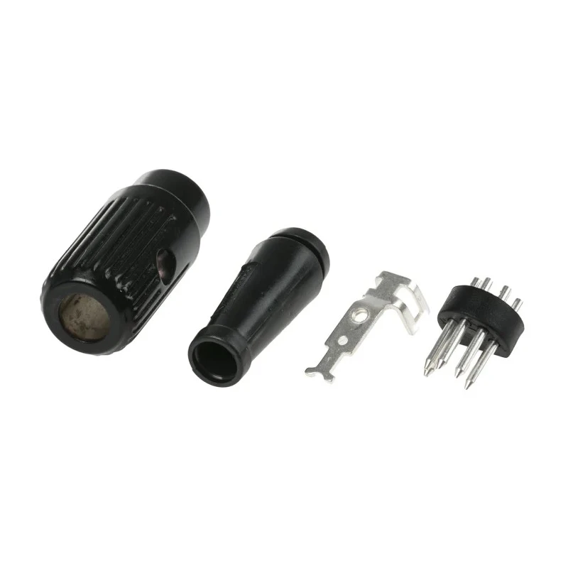 RS PRO 5 Pole Straight Standard DIN Plug, DIN 41524, 2A, 34 V AC/DC, Cable Male 110-2810