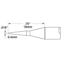 Metcal 0.4 mm Conical 19 mm Soldering Iron Tip SSC-745A