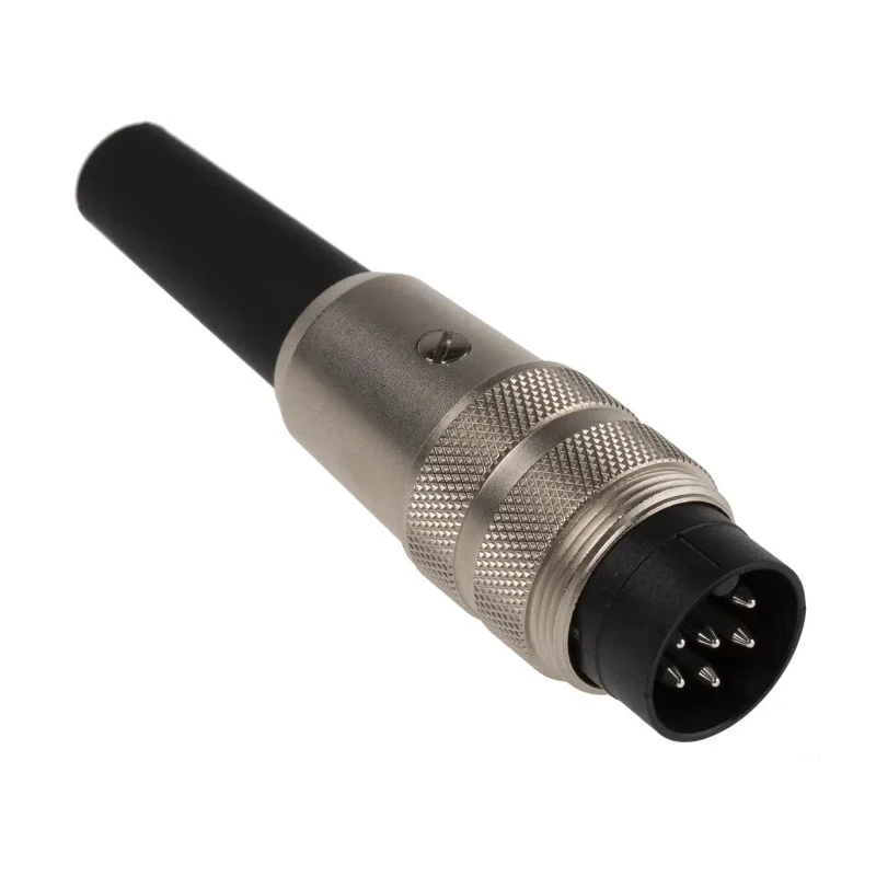 binder Circular Connector, 6 Contacts, Cable Mount, Plug Male, M16 Size, 5A Current, 250V, IP40, Polyamide 09-0321-00-06