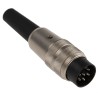 binder Circular Connector, 6 Contacts, Cable Mount, Plug Male, M16 Size, 5A Current, 250V, IP40, Polyamide 09-0321-00-06