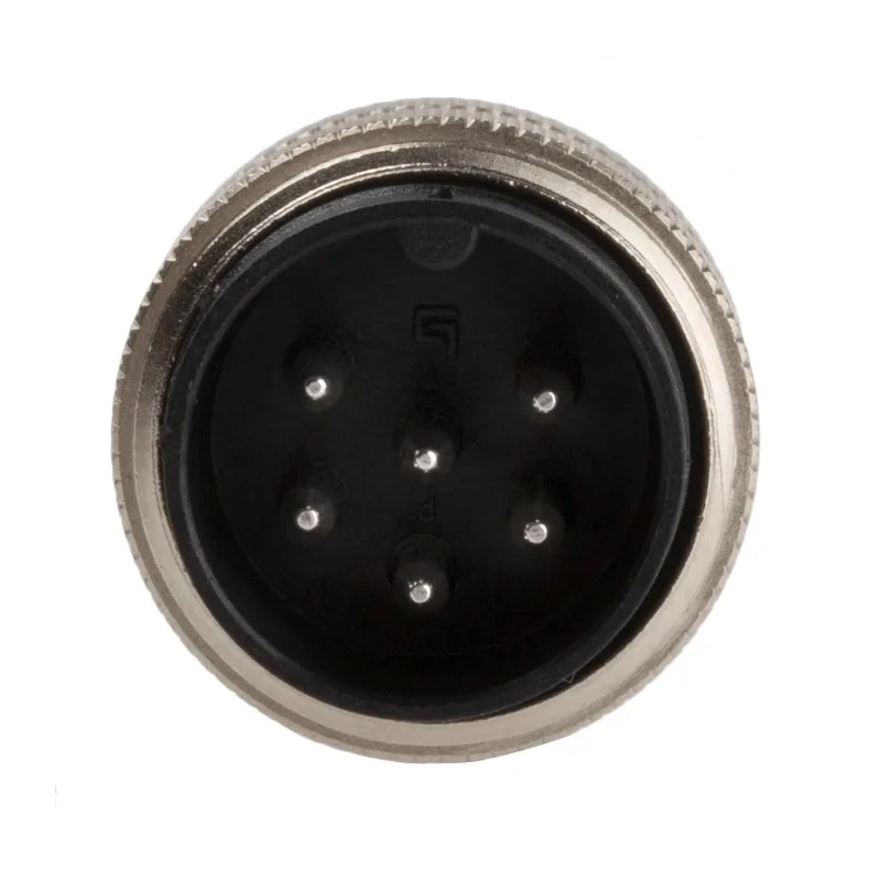 binder Circular Connector, 6 Contacts, Cable Mount, Plug Male, M16 Size, 5A Current, 250V, IP40, Polyamide 09-0321-00-06