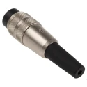 binder Circular Connector, 6 Contacts, Cable Mount, Plug Male, M16 Size, 5A Current, 250V, IP40, Polyamide 09-0321-00-06