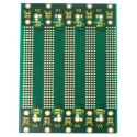 RS PRO 96 Way Backplane Epoxy Glass Fabric Laminate 2 Sides 18.8 HP Horizontal Pitch 20.32 mm Connector Pitch 110-2545