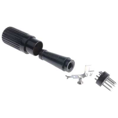 RS PRO 5 Pole Straight Standard DIN Plug DIN 45322 2A 34 V AC/DC Cable Male 110-2826