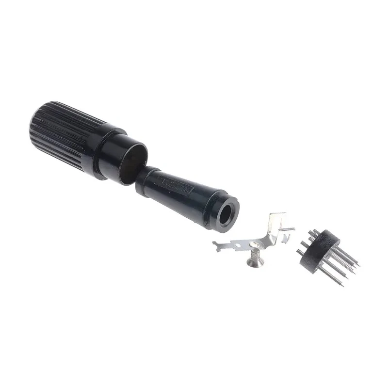 RS PRO 5 Pole Straight Standard DIN Plug DIN 45322 2A 34 V AC/DC Cable Male 110-2826