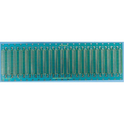 Vero Technologies 96 Way Epoxy Glass 2 Side Eurocard Backplane 25.3 HP Horizontal Pitch 20.32 mm Connector Pitch 222-63631