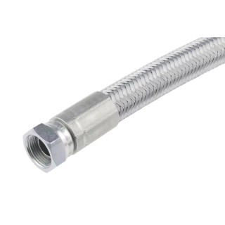 RS PRO 500mm Galvanised Steel Wire Hydraulic Hose Assembly, 85 bar Max Pressure 110-3281