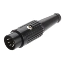 RS PRO 7 Pole Straight Standard DIN Plug, DIN 45326, DIN 41524, DIN 45327, DIN 45329, DIN 45322, 2A, 34 V ac, 34V dc 110-2854