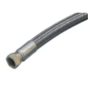 RS PRO 2m Galvanised Steel Wire Hydraulic Hose Assembly, 140 bar Max Pressure 110-3013