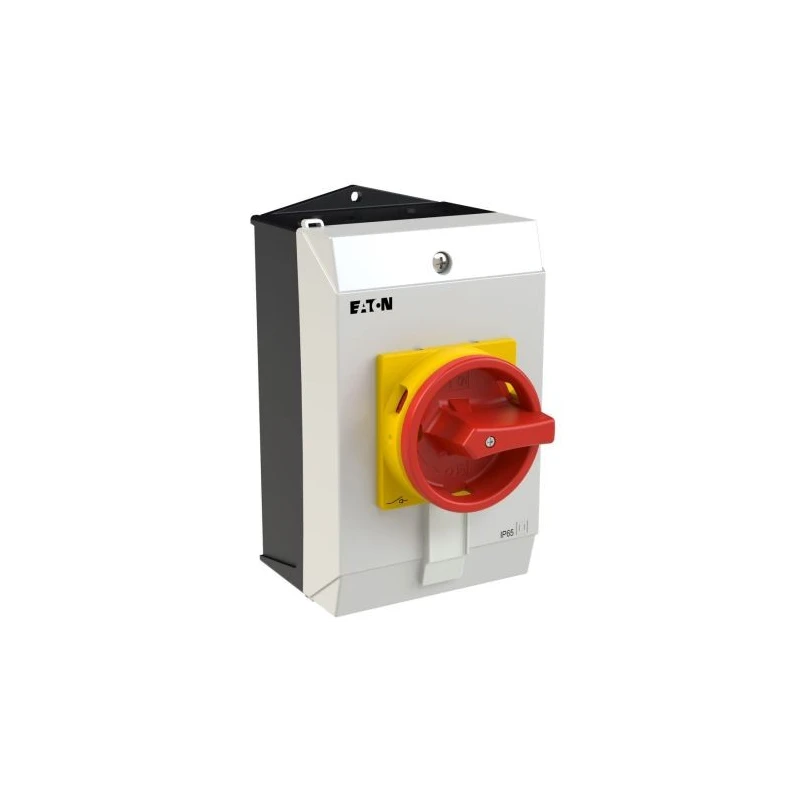 Eaton 3-Pole Surface Isolator Switch IP65 Rated 25A 13 kW 3 Phase Screw Terminal P1-25 