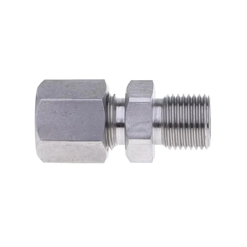 RS PRO Stainless Steel Compression Fitting for Thermocouple or PRT Probe, BSPP Parallel Thread, RoHS Compliant 110-4476