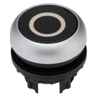 Eaton RMQ Titan M22 Series Black Momentary Push Button Switch 22 mm Cutout Plastic IP67 216609 M22-D-S-X0