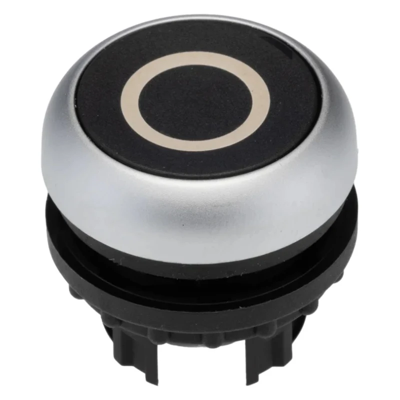 Eaton RMQ Titan M22 Series Black Momentary Push Button Switch 22 mm Cutout Plastic IP67 216609 M22-D-S-X0