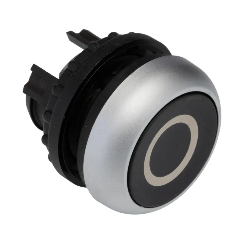 Eaton RMQ Titan M22 Series Black Momentary Push Button Switch 22 mm Cutout Plastic IP67 216609 M22-D-S-X0