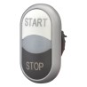 Eaton RMQ Titan M22 Series Black and White Momentary Extended Push Button Switch 22 mm Cutout IP66 216708 M22-DDL-WS-GB1/GB0