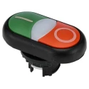 Eaton RMQ Titan M22 Series Red, Green Momentary Push Button Switch, 22 mm Cutout Diameter, IP66 216701 M22S-DDL-GR-X1/X0