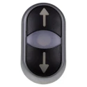 Eaton RMQ Titan M22 Series Black Momentary Extended Push Button Switch 22 mm Cutout IP66 216710 M22-DDL-S-X7/X7