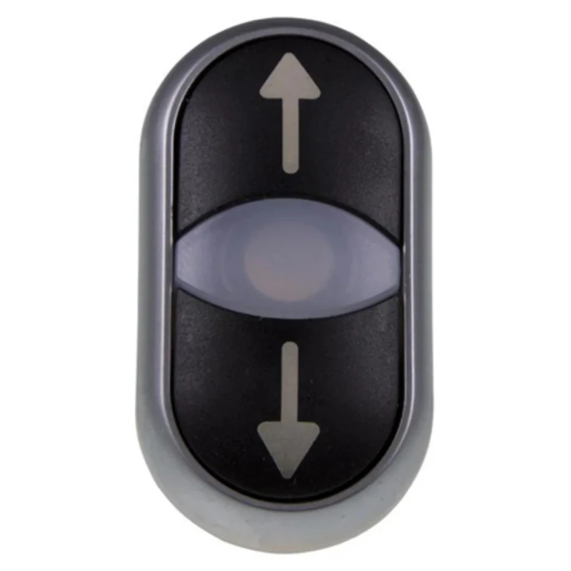 Eaton RMQ Titan M22 Series Black Momentary Extended Push Button Switch 22 mm Cutout IP66 216710 M22-DDL-S-X7/X7