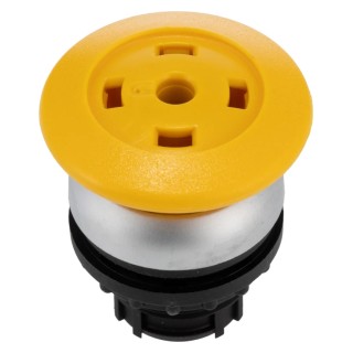 Eaton RMQ Titan M22 Series Yellow Momentary Push Button Switch 22 mm Cutout Diameter IP67 216737 M22-DP-Y-X