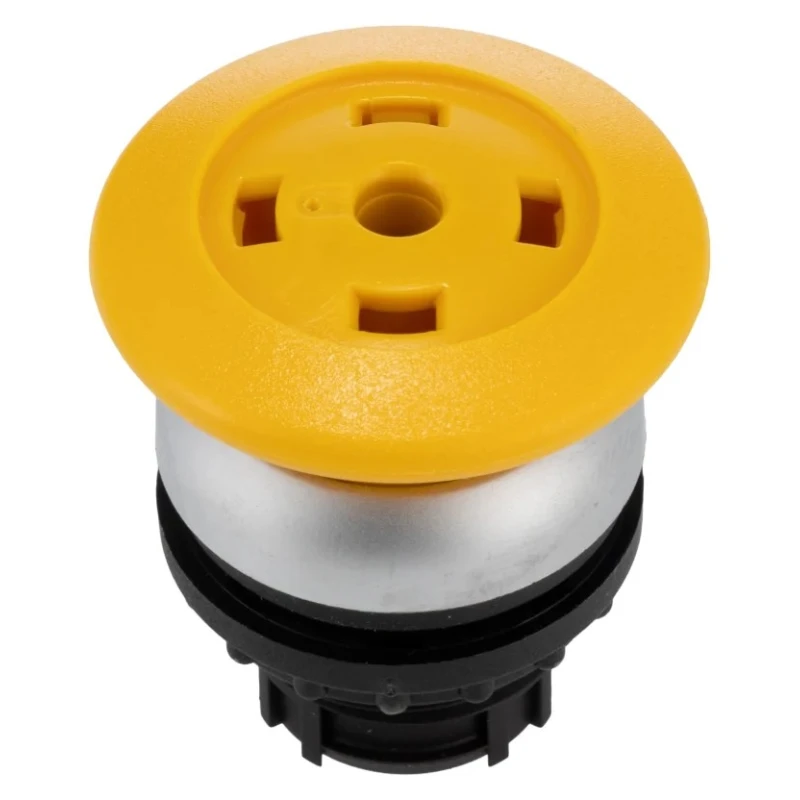 Eaton RMQ Titan M22 Series Yellow Momentary Push Button Switch 22 mm Cutout Diameter IP67 216737 M22-DP-Y-X