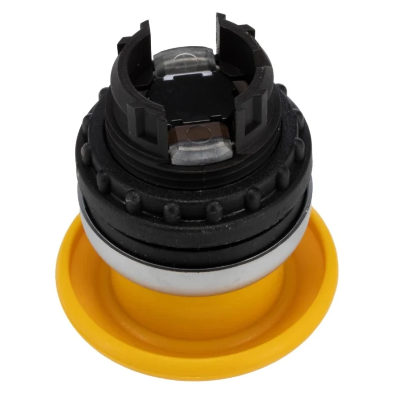 Eaton RMQ Titan M22 Series Yellow Momentary Push Button Switch 22 mm Cutout Diameter IP67 216737 M22-DP-Y-X