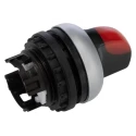 Eaton RMQ-Titan Series 2 Position Illuminated Selector Switch Head 23 mm Cutout Diameter Red Handle IP66 216825 M22-WRLK-R