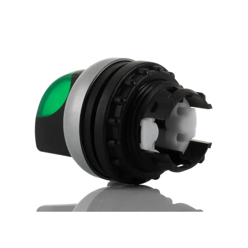 Eaton RMQ-Titan Series 2 Position Illuminated Selector Switch Head, 23 mm Cutout, Green Handle, IP66 216827 M22-WRLK-G