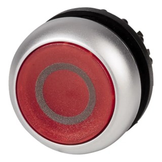 Eaton RMQ Titan M22 Series Red Momentary Push Button Switch 22 mm Cutout IP67 216936 M22-DL-R-X0