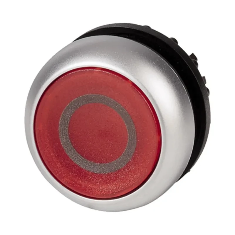 Eaton RMQ Titan M22 Series Red Momentary Push Button Switch 22 mm Cutout IP67 216936 M22-DL-R-X0