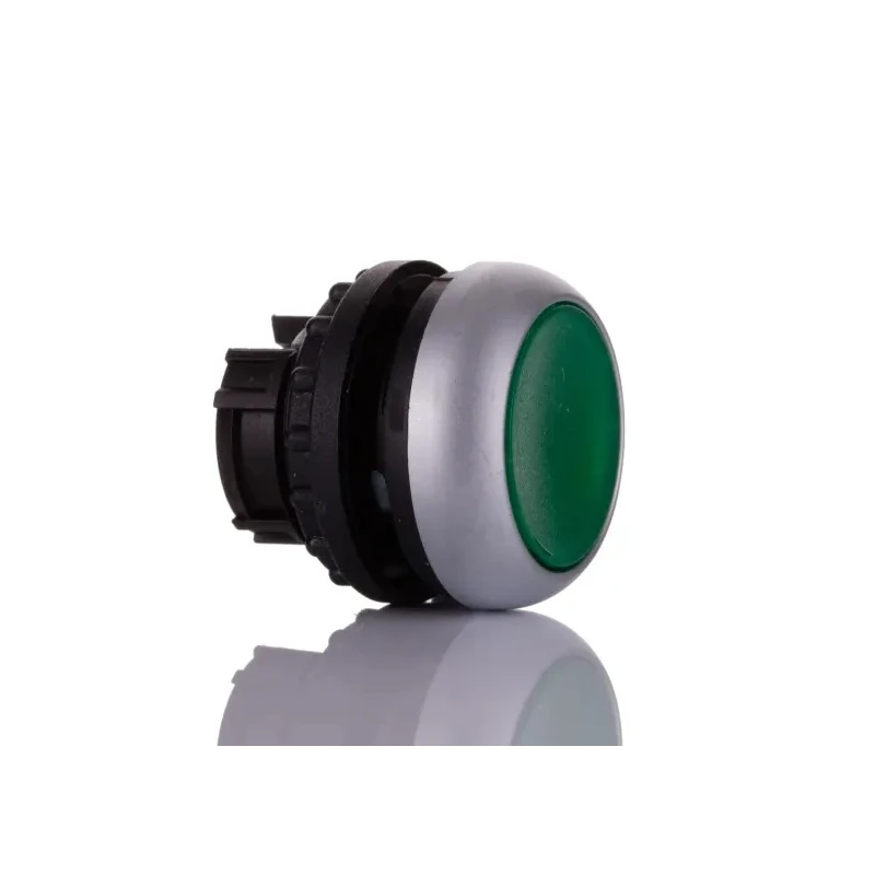 Eaton RMQ Titan M22 Series Green Maintained Push Button Switch, 22 mm Cutout, IP67 216948 M22-DRL-G
