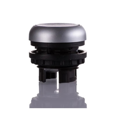 Cooper Bussmann RMQ Titan M22 Series Black Maintained Push Button Switch, 22 mm Cutout, IP67 216952 M22-DRL-B