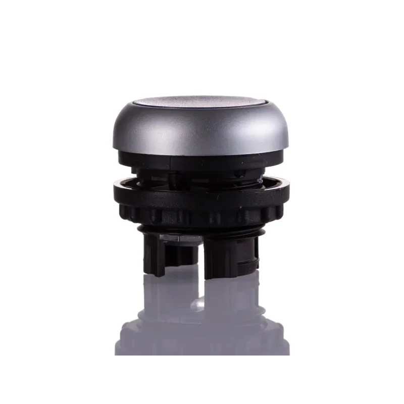 Cooper Bussmann RMQ Titan M22 Series Black Maintained Push Button Switch, 22 mm Cutout, IP67 216952 M22-DRL-B