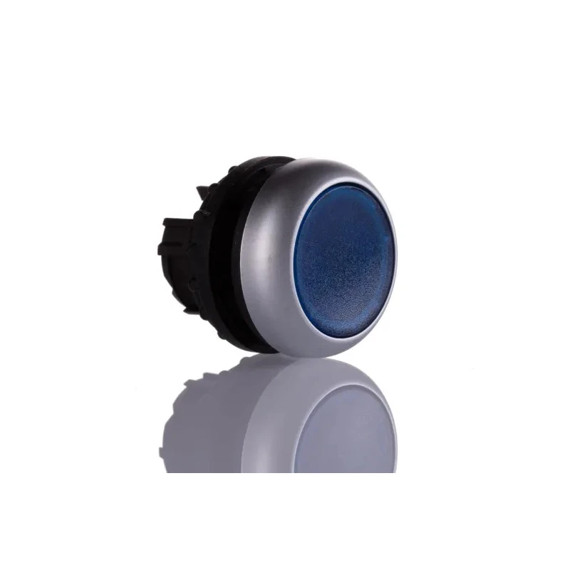 Cooper Bussmann RMQ Titan M22 Series Black Maintained Push Button Switch, 22 mm Cutout, IP67 216952 M22-DRL-B