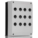 Eaton Grey Plastic RMQ Titan M22 Enclosed Push Button - 12 Hole 22 mm Diameter 222688 M22-I12